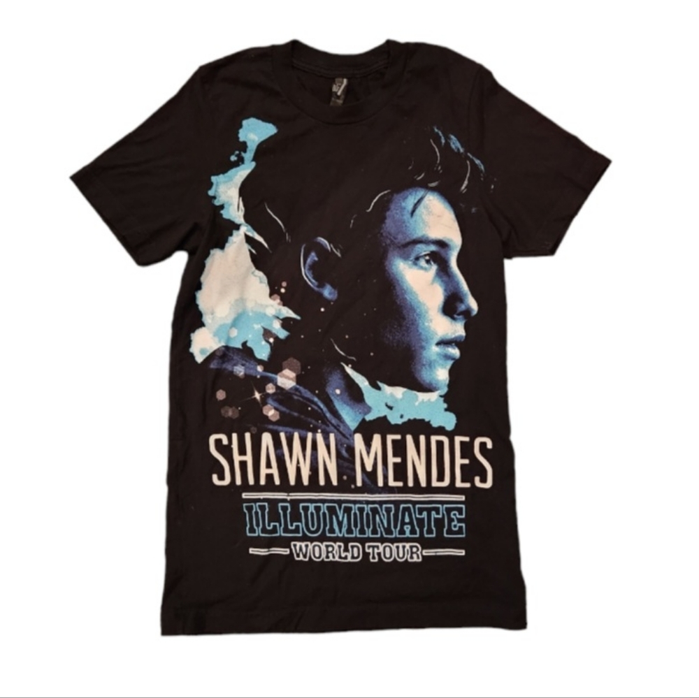 Shawn Mendes Illuminate World Tour Black T-Shirt